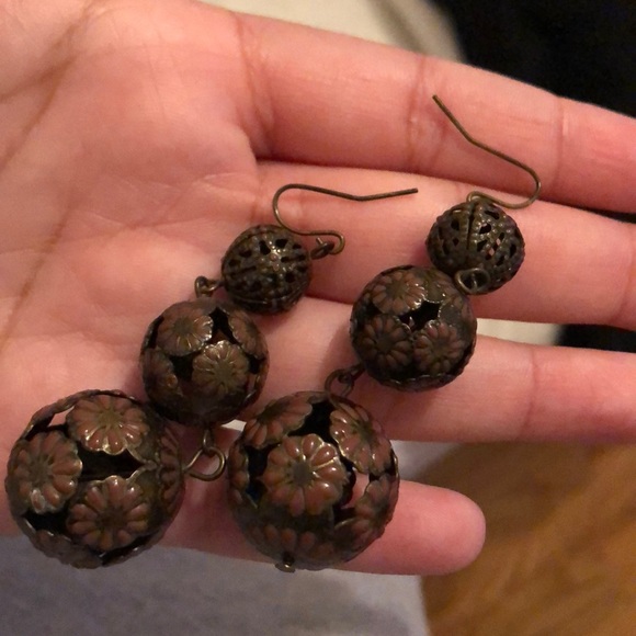 ❣️Intricate&Unique dangle earrings! Lightweight - Picture 6 of 8